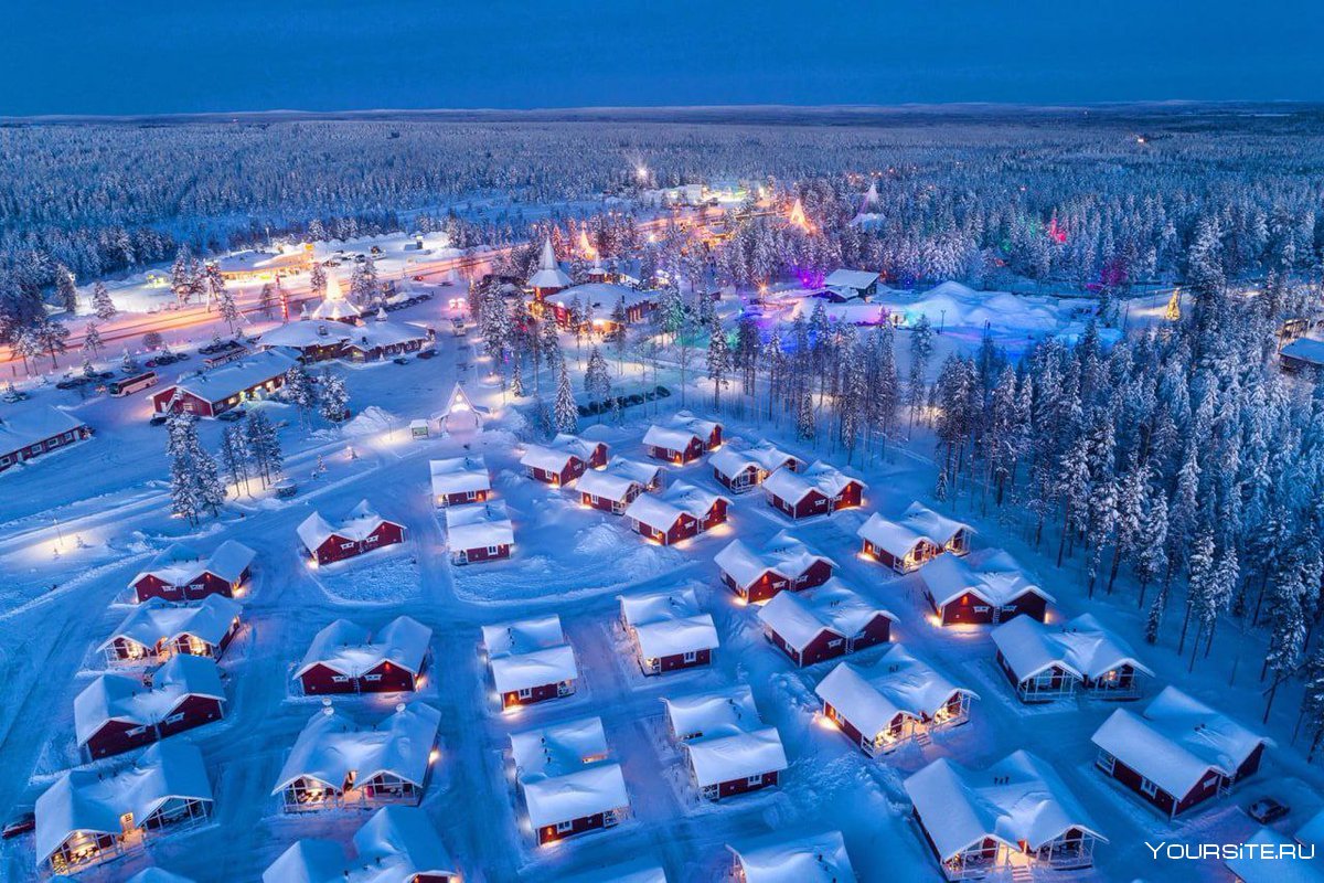 Rovaniemi Финляндия деревня Санта