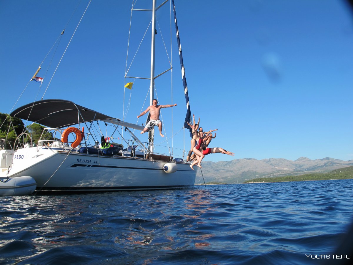 Яхты отдых с активностью