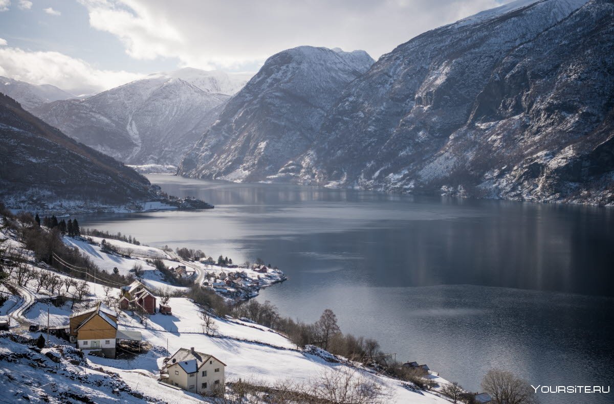 Флом Норвегия зима