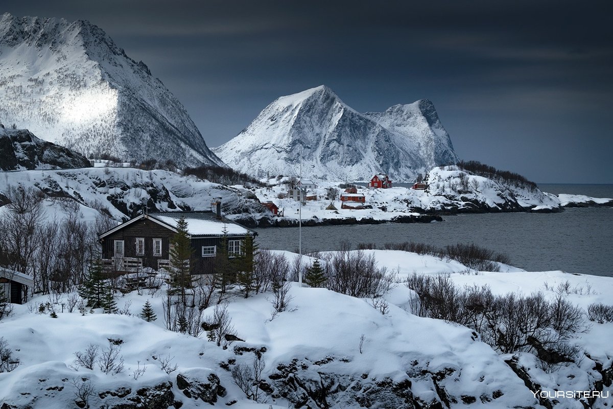 Рейне Норвегия зима