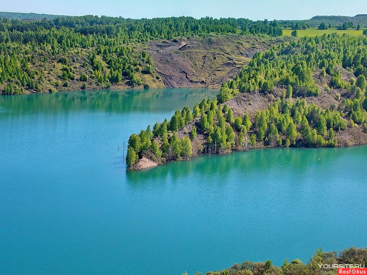 Озеро в Железногорске Курской области
