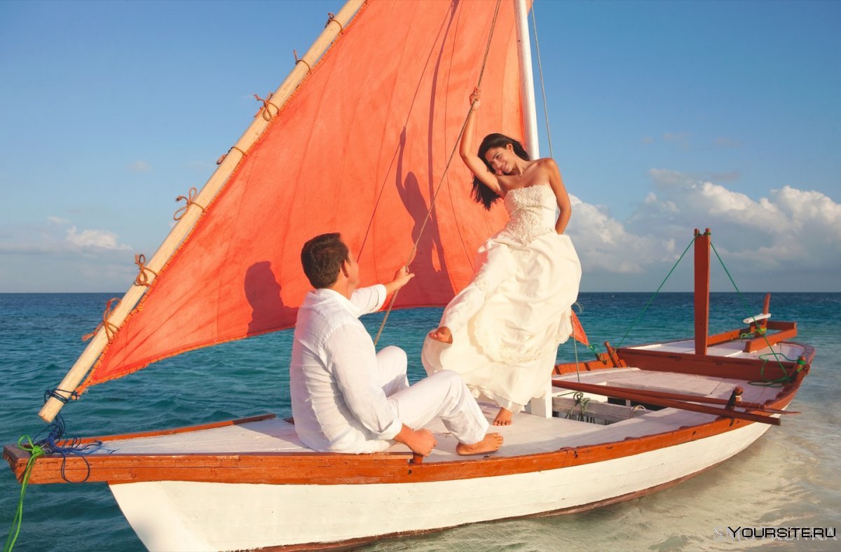 Свадебное путешествие на лодке