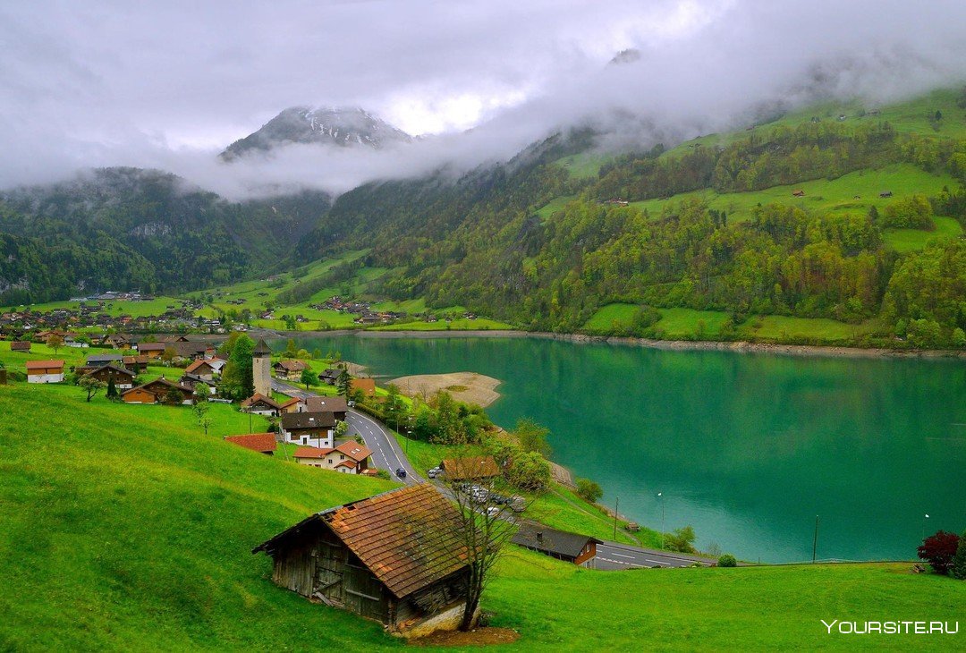 Деревня Гриндельвальд Швейцария