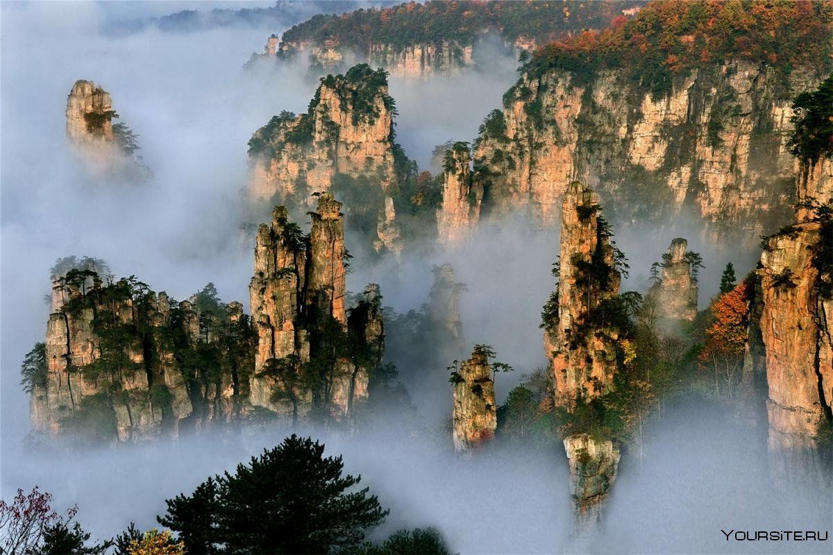 Горы Тяньцзи, Китай