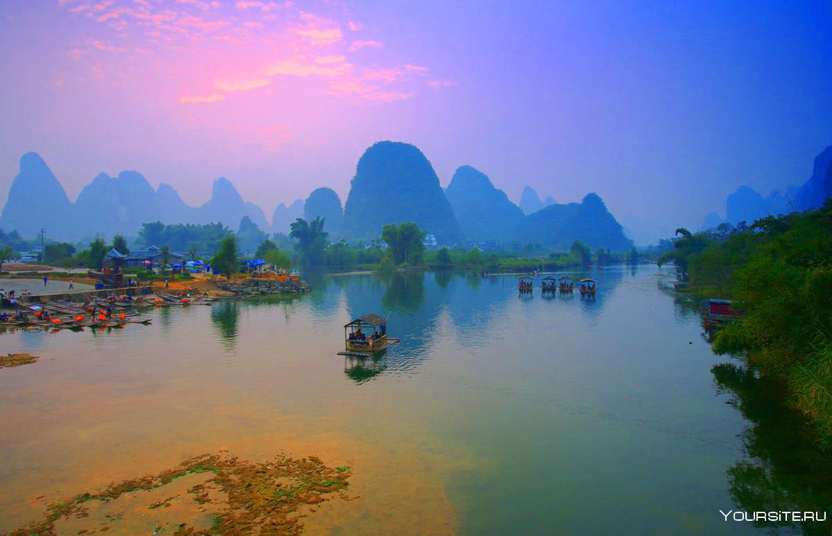 Река ли Лицзян Китай