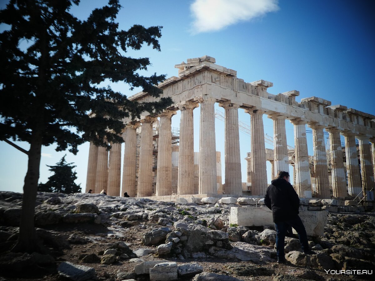 Парфенон в Афинах 2019