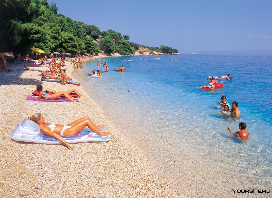 Задар Хорватия пляжи