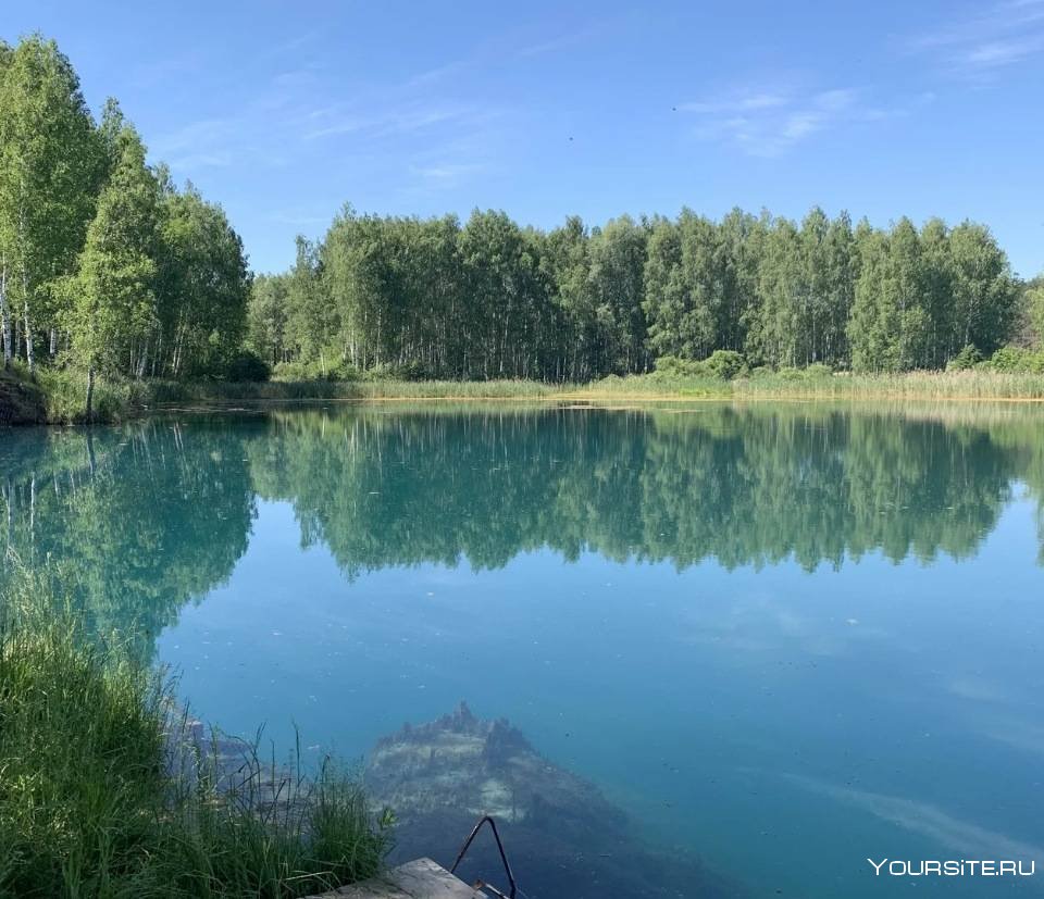 Голубое озеро в Ворсме Нижегородская
