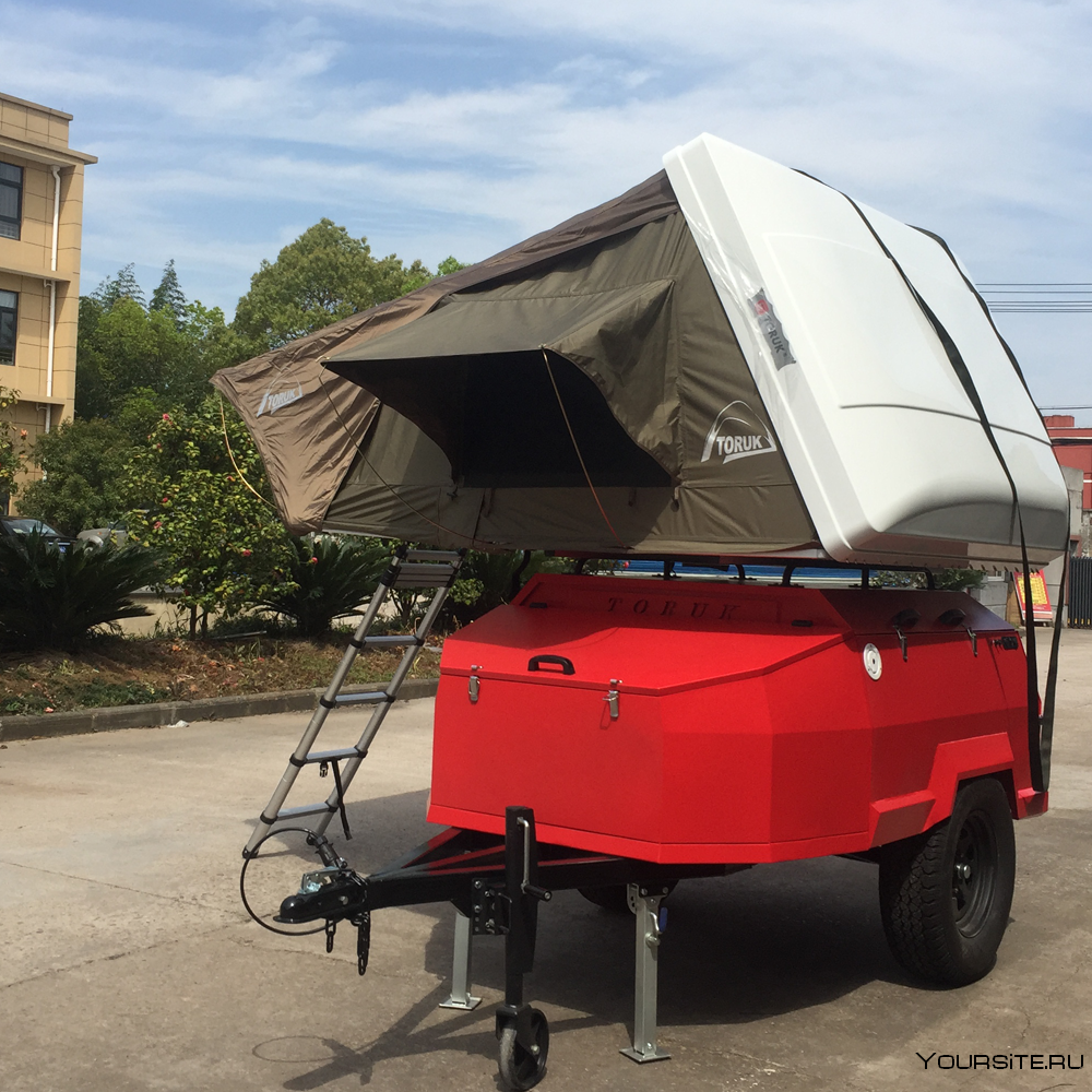 Folding Camper Trailer с подъемной крышей