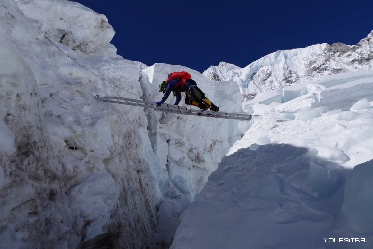 Ледопад Кхумбу на Эвересте