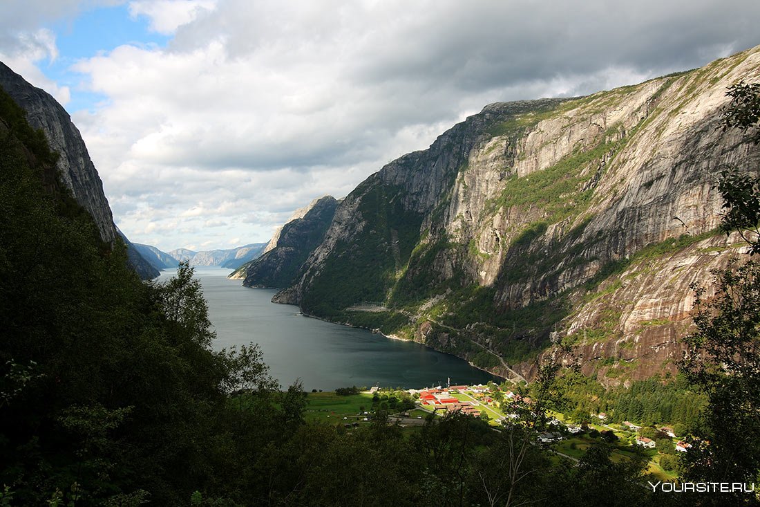 Река Люсе Фьорд Норвегия
