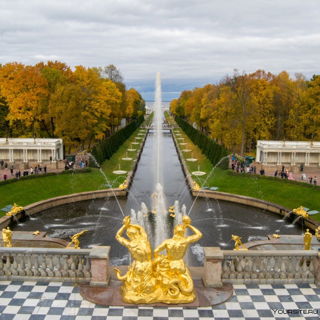 Царское село Питер осень