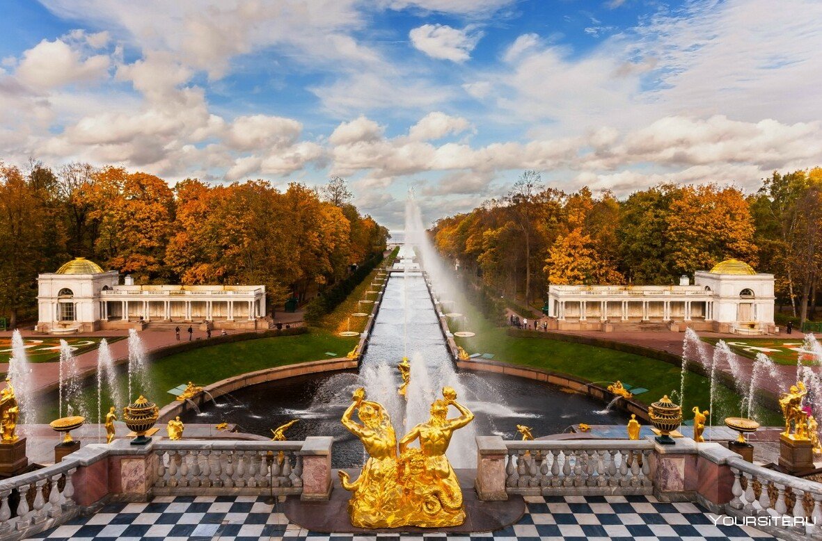 Осень в Петергофе