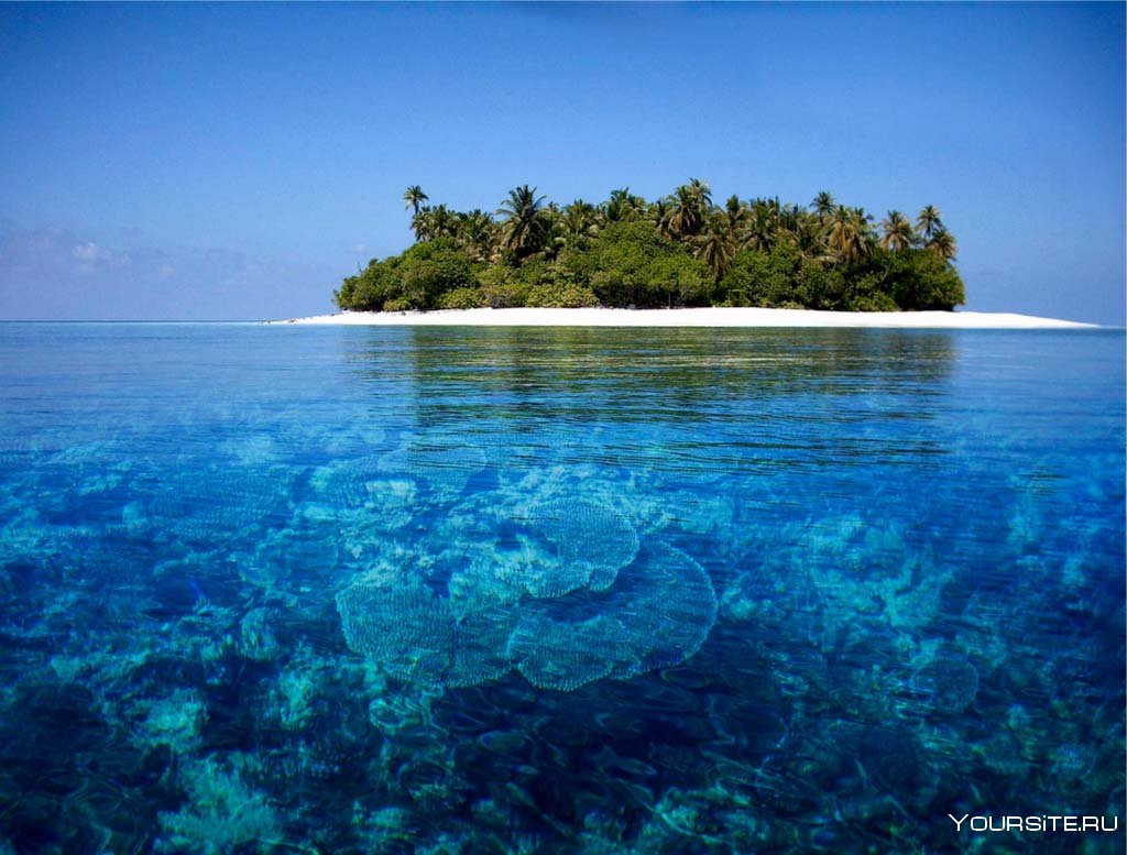Мальдивы индийский океан отливы