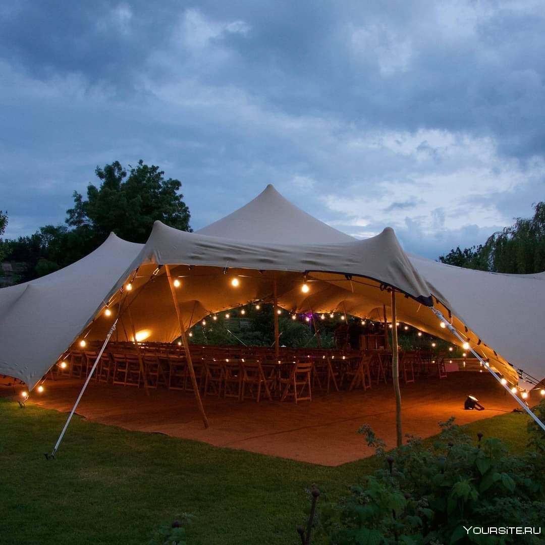 Палатка шатер для летнего ресторана