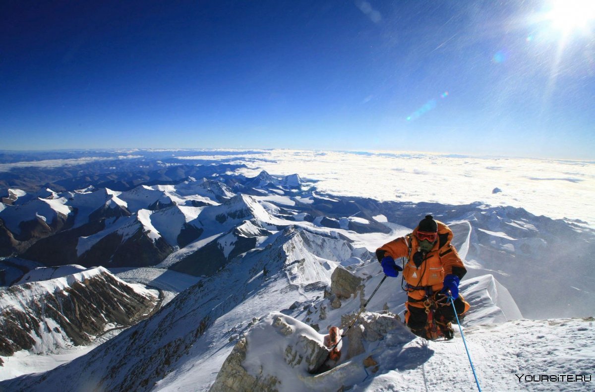 Эверест фото с вершины