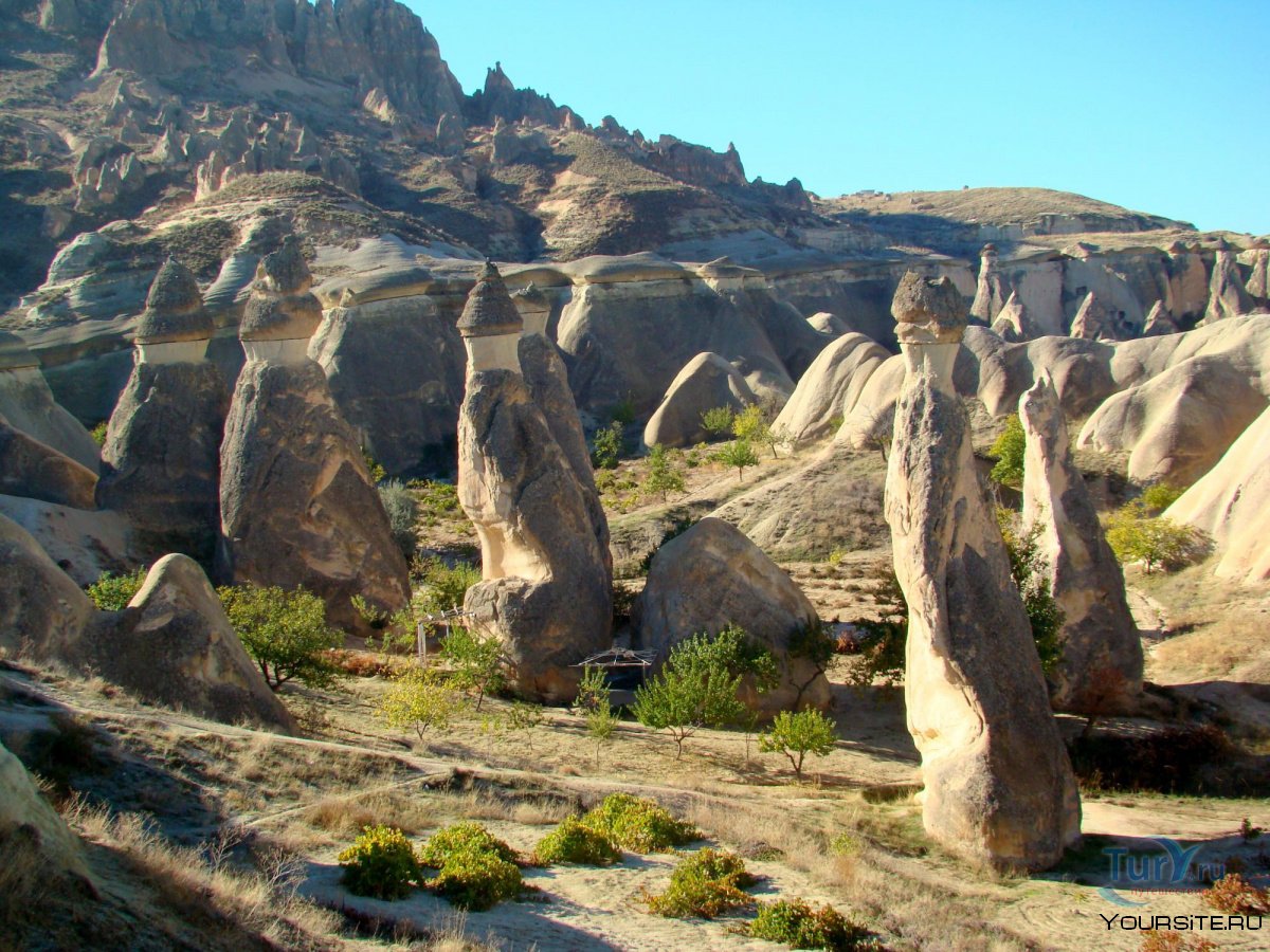 Каменные столбы в Каппадокии
