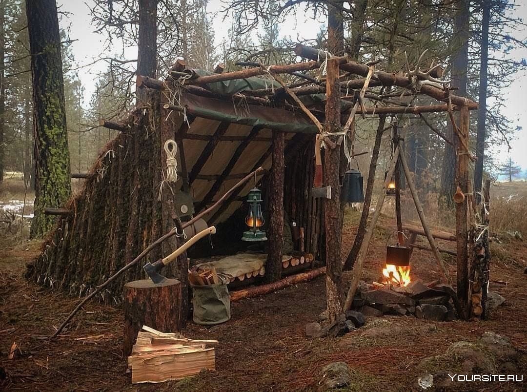 Winter Shelter Bushcraft