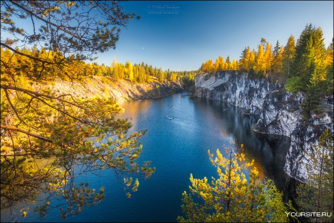 Карелия Рускеала осень