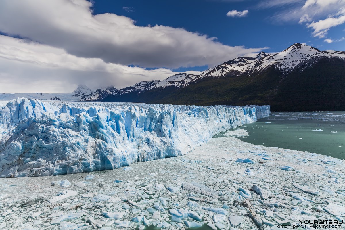 Голубые льды Перито-Морено. Аргентина.