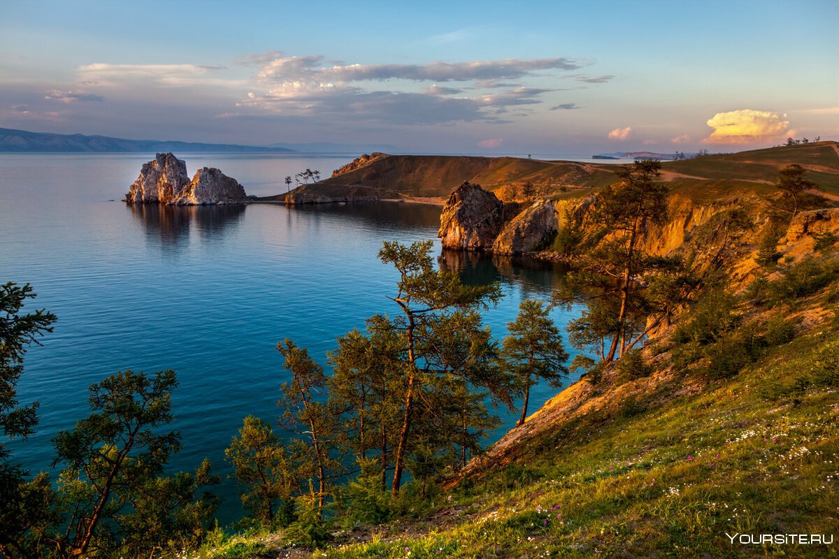 Каспийское и Байкал