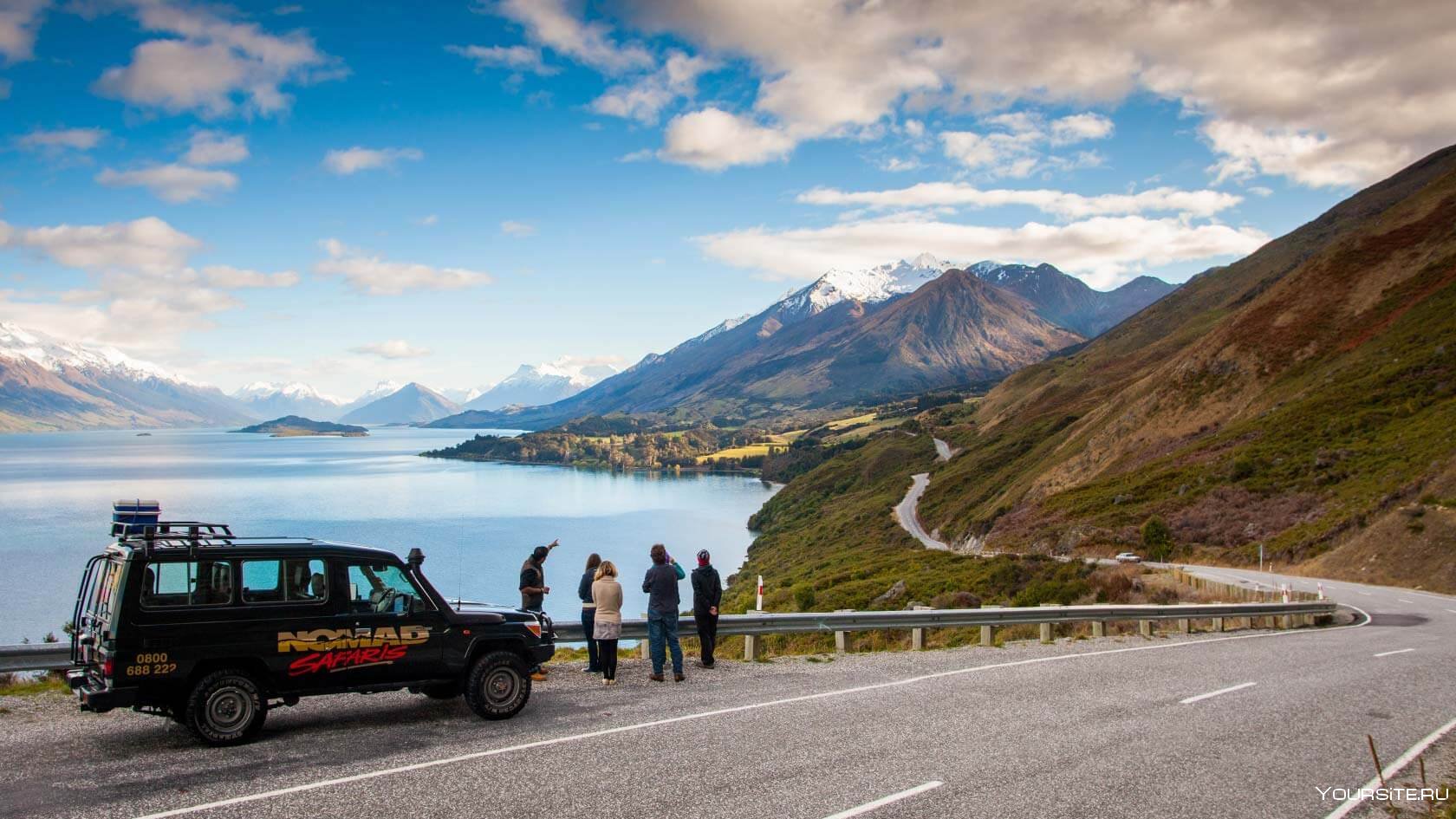 Легендарное путешествие. Новой Зеландия Куинстаун в Гленорчи. Skippers Road новая Зеландия. Путешествие на автомобиле. Автомобильный туризм.