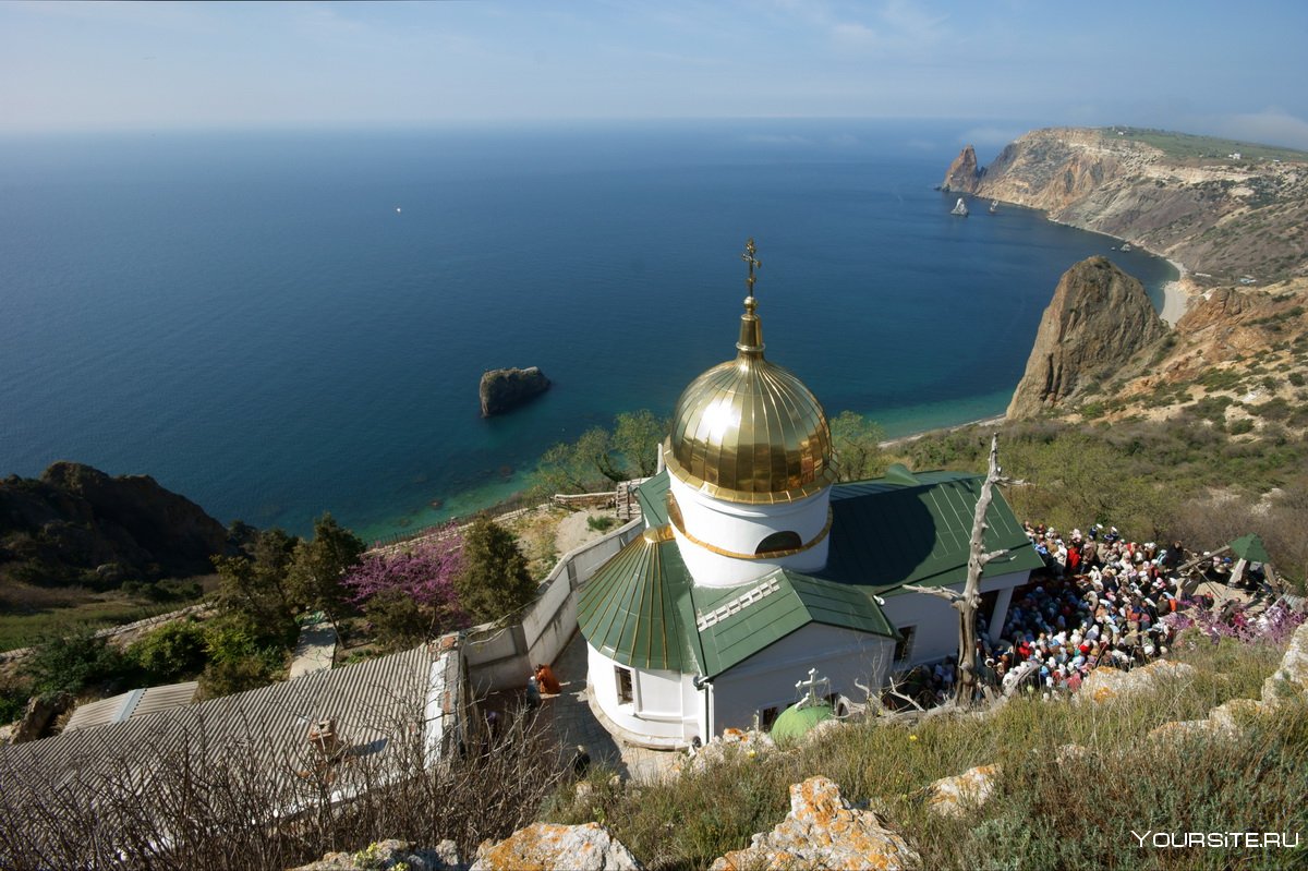 Храм Георгия Победоносца в Крыму мыс Фиолент