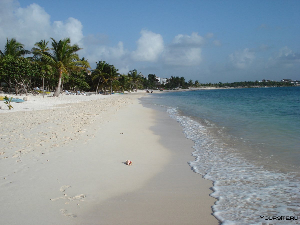 Пляж Акумаль Мексика
