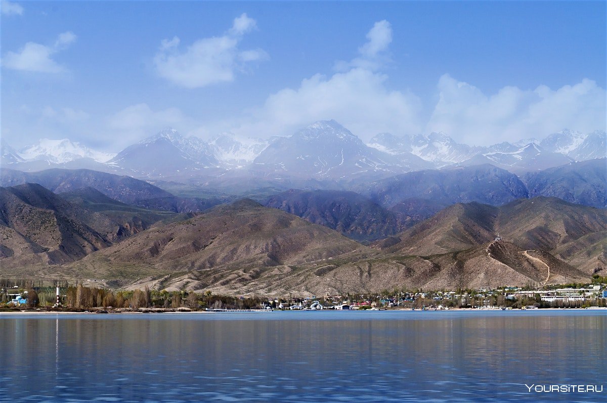 Город Чолпон-Ата Киргизия