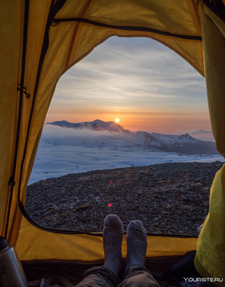 Спать в палатке