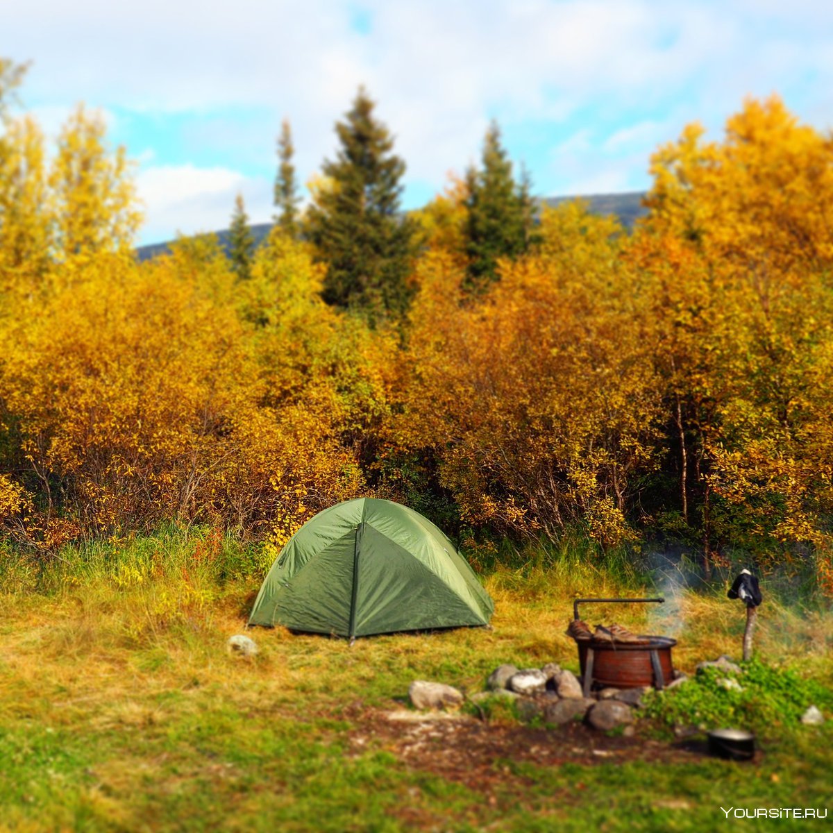 Осенние палатки