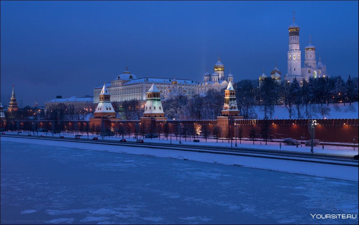 Зимняя Москва Кремль
