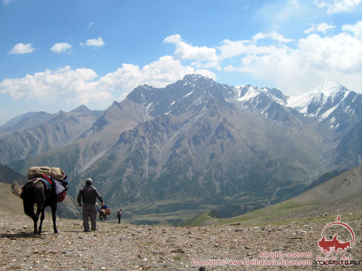 Перевал алабель Киргизия