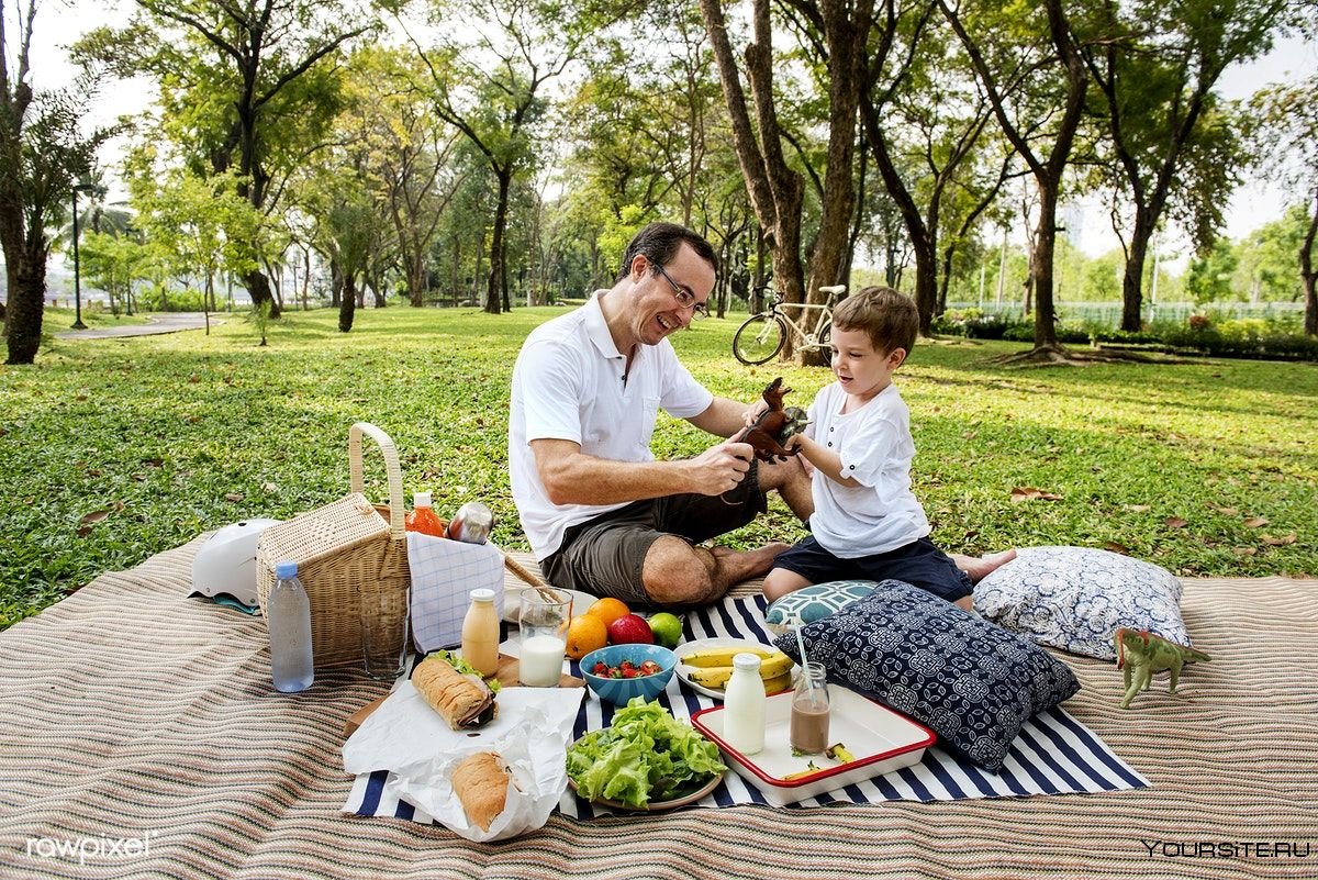 Семейный пикник в Австралии