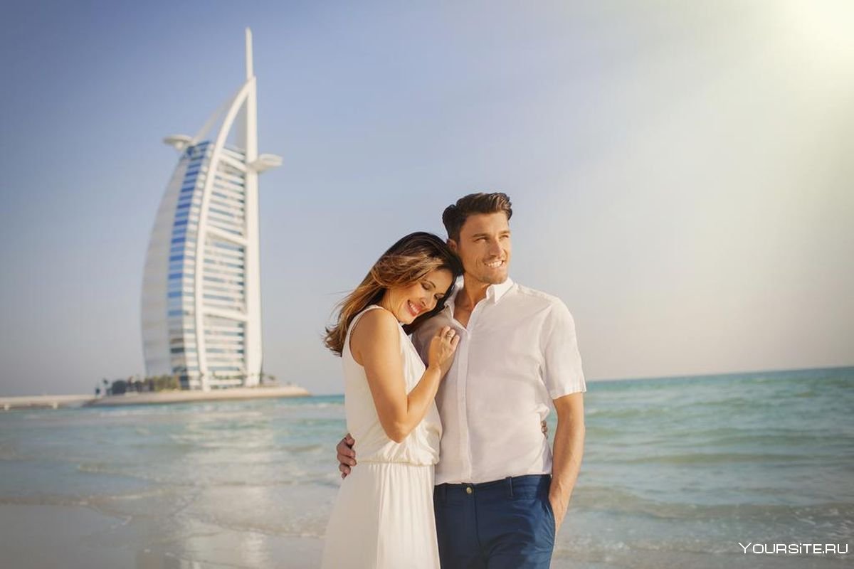 Красивая пара в Дубае