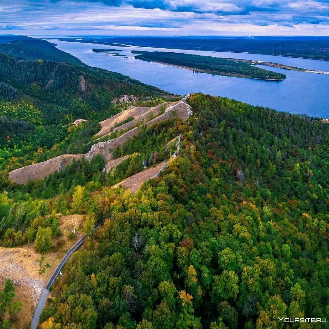Самарская лука гора Стрельная