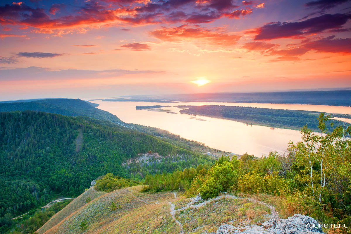 Самарская лука гора Стрельная