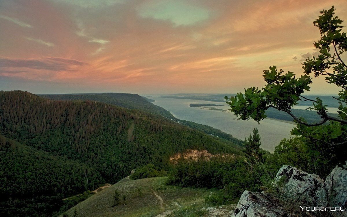 Гора Стрельная Самарская лука Жигулевские горы