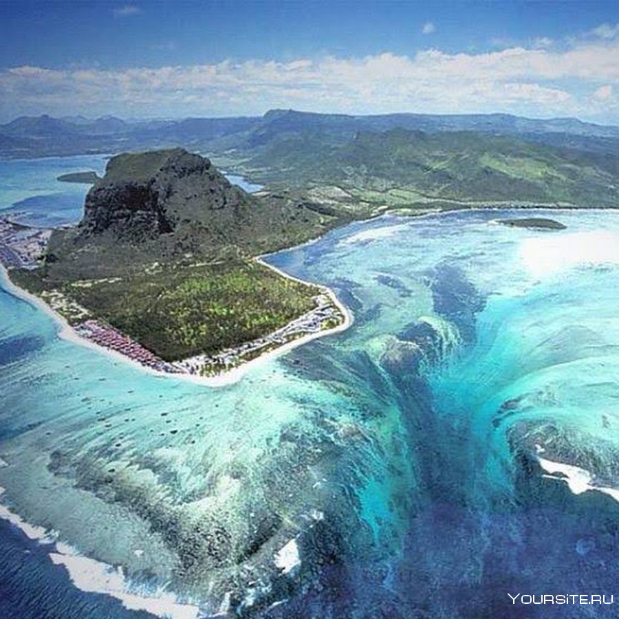 Маврикий подводный водопад тур