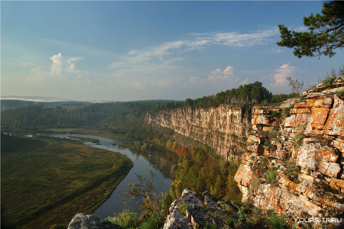 Река Юрюзань в Башкирии