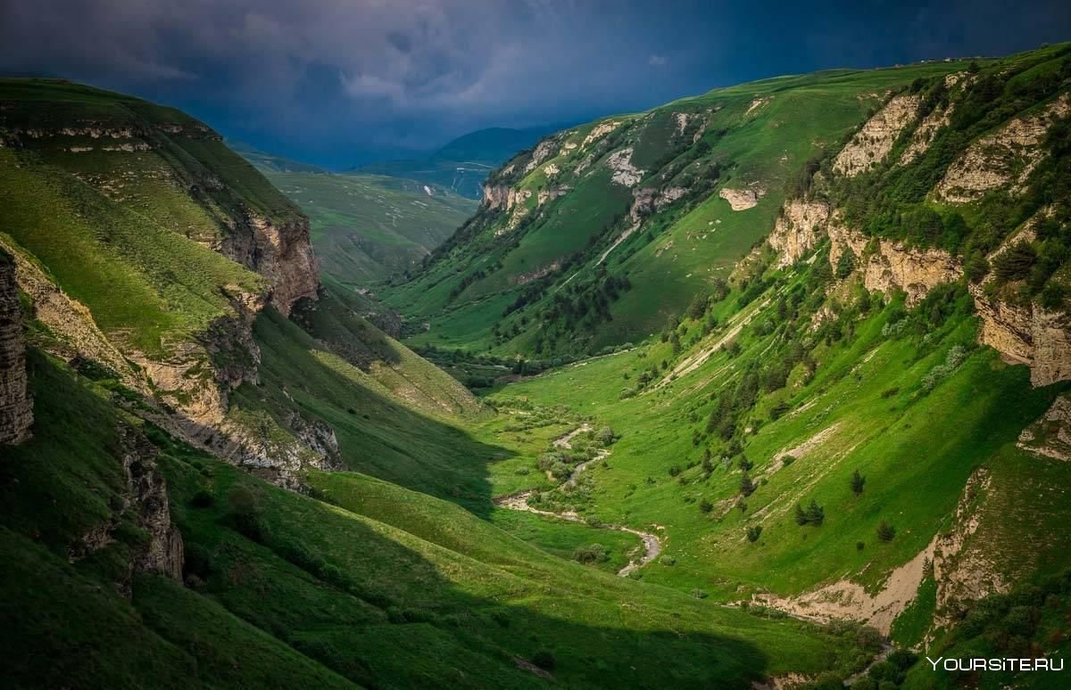 Чечня Грозный горы