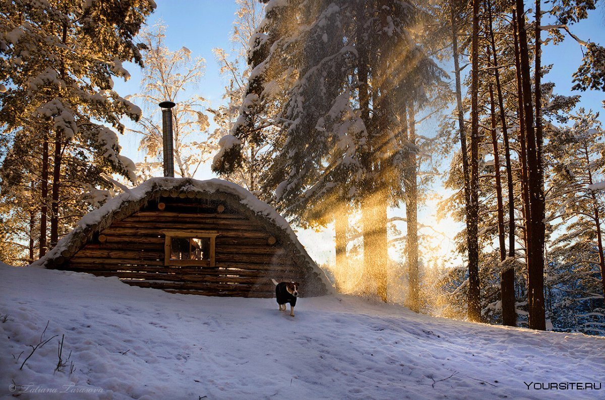 Заимка зимовье Томск