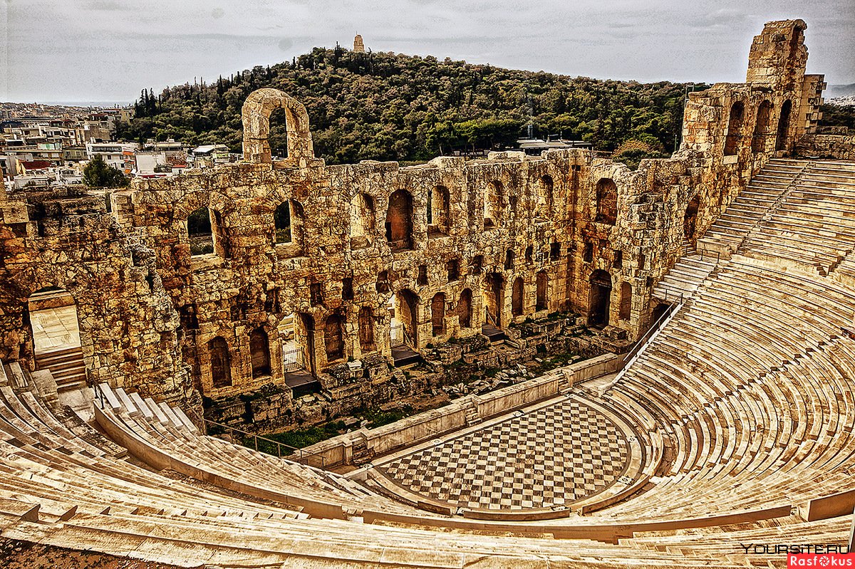 Греция холмы Акрополь