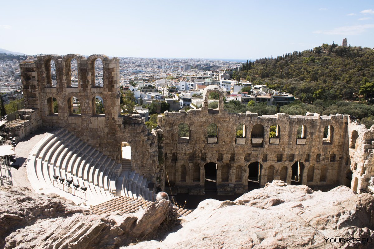 Город Афины сейчас Акрополь