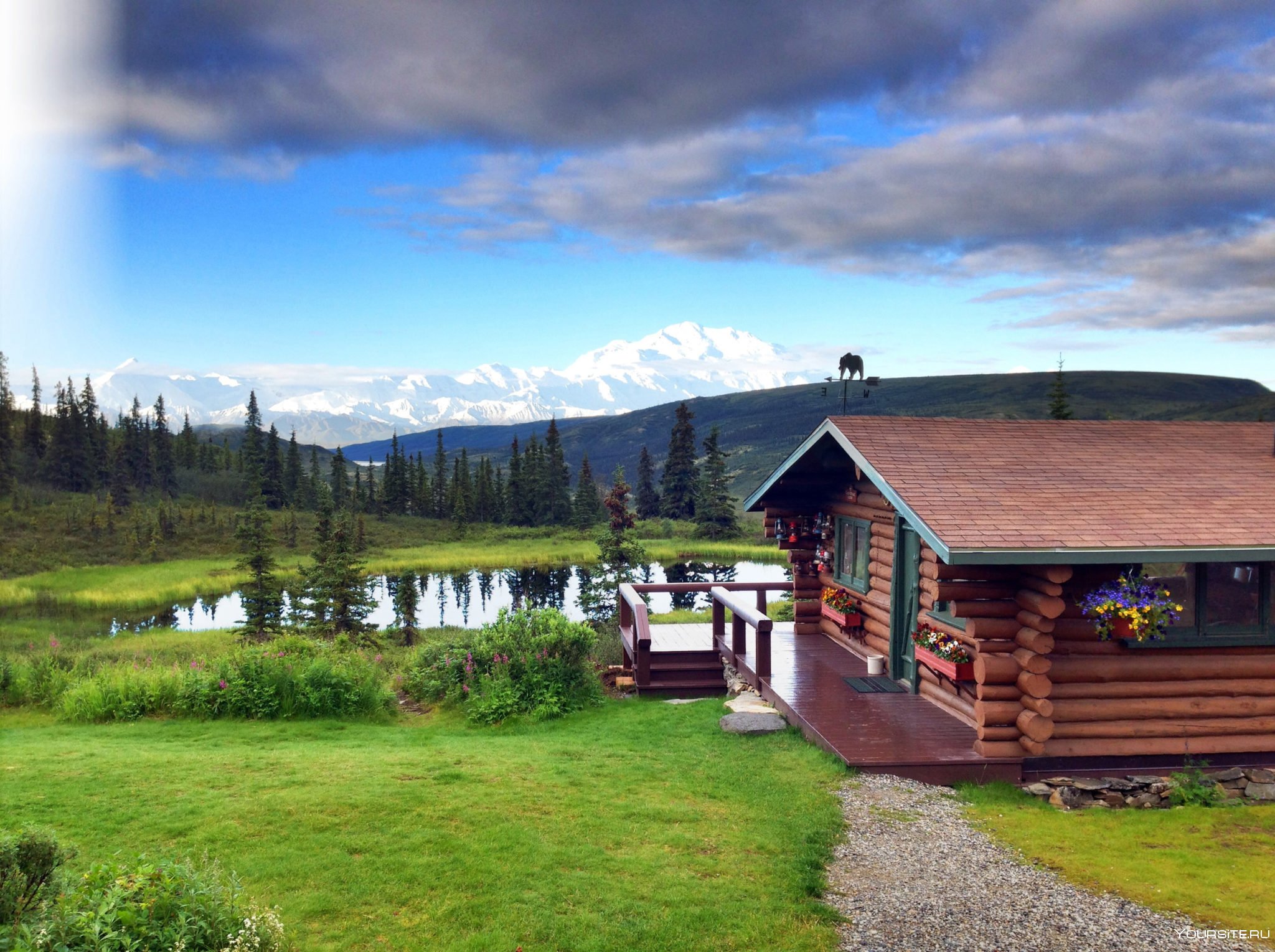 Самый дорогой дом на Аляске с золотыми приисками под боком