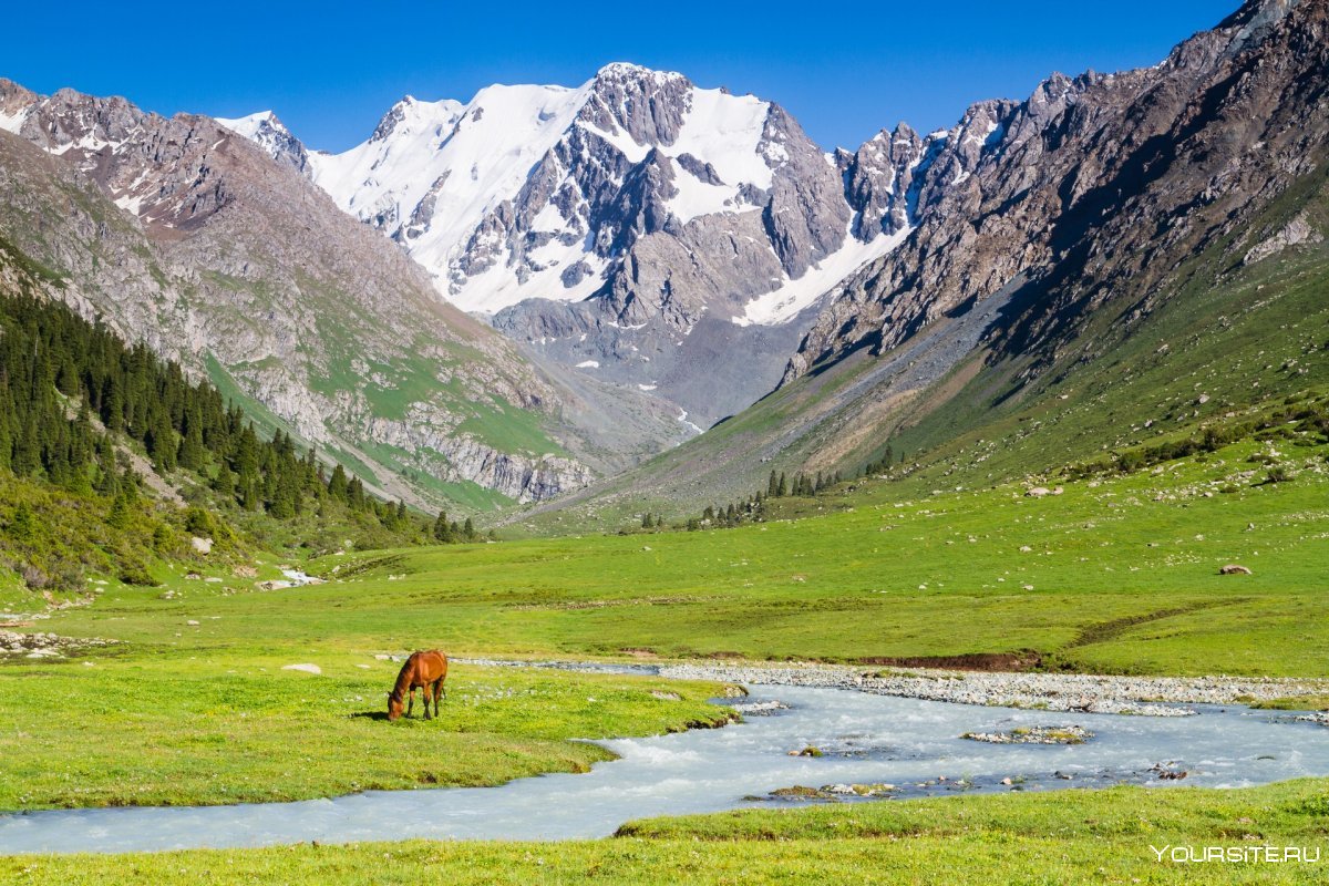 Киргизия горы Тянь-Шань