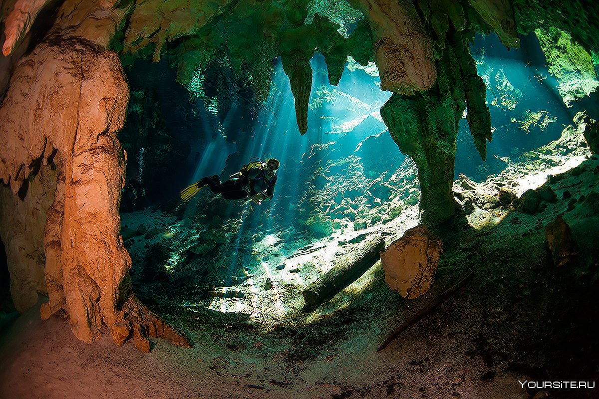 Подводные пещеры Крыма