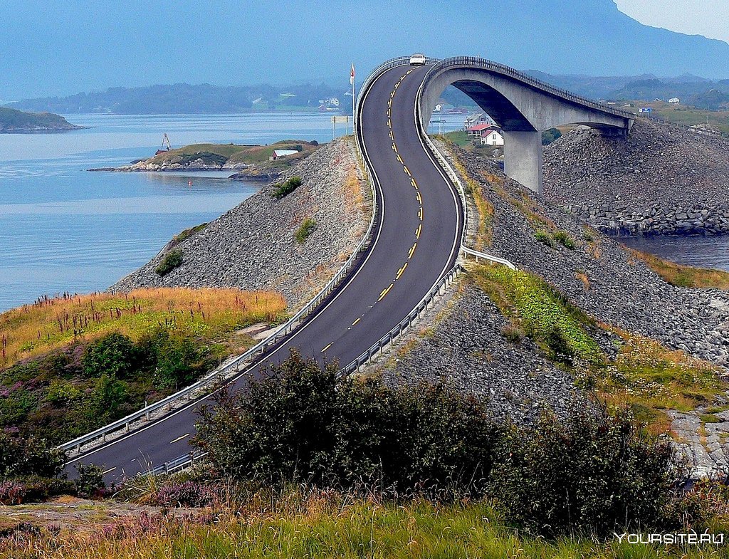 Сторсезандетский мост в Норвегии