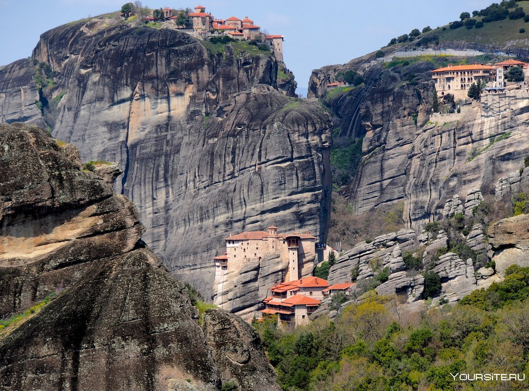 Парящие монастыри метеоры в греции