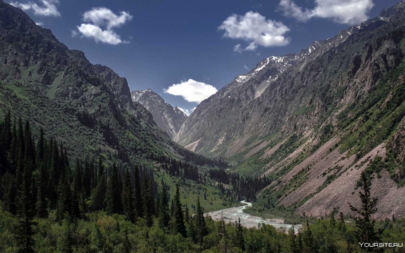 Парк ала арча. Национальный парк ала-Арча Киргизия. Природный парк ала Арча Кыргызстан. Ала-Арчинское ущелье Бишкек. Горное Киргизия ущелье ала-Арча.